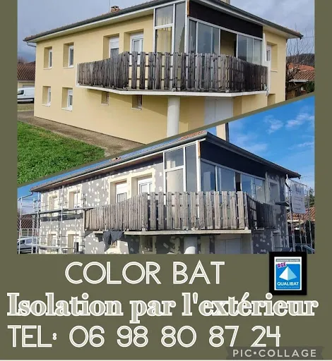 Color Bat - Isolation par l'extérieur et Ravalement de façade depuis 2006 à Rive-de-Gier