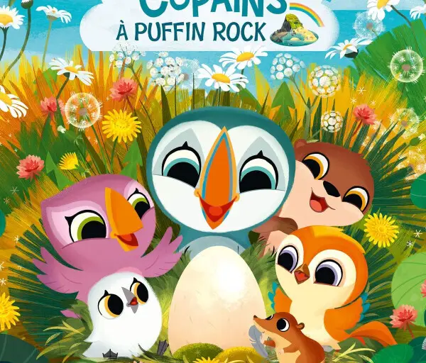 Nouveaux copains à Puffin Rock à Pélussin